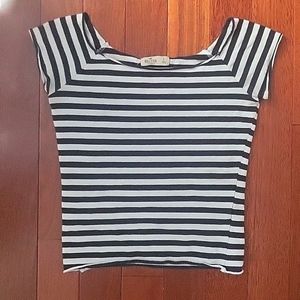 Hollister Stretchy Off the Shoulder Crop Top